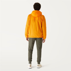 K-WAY LE VRAI 3.01 CLAUDE MAN K004BD0  ORANGE SAFFRON