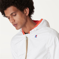 K-WAY JACQUES PLUS.2 DOUBLE K111NMW   Orange - White