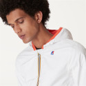 K-WAY JACQUES PLUS.2 DOUBLE K111NMW   Orange - White