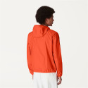 K-WAY JACQUES PLUS.2 DOUBLE K111NMW   Orange - White