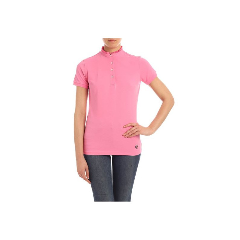 COLMAR ORIGINALS POLO SLIM CON COLLO PLISSÉ 8795 BIANCO