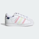 Adidas Shoes Baby  Superstar El I GY3332 Bianco/Rosa
