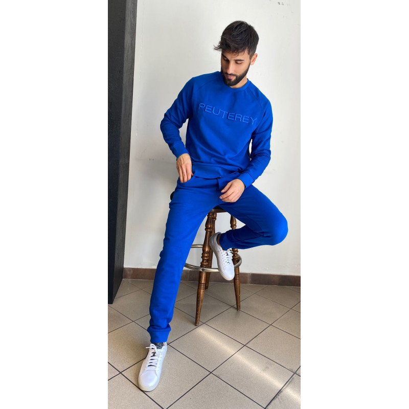 PEUTEREY SWEATPANTS  DISCUS MAN BLACK