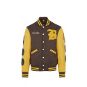 GIACCA AMERICAN COLLEGE TEDDY VARSITY MARRONE