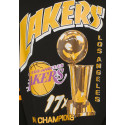 Mitchell & Ness NBA LOS ANGELES LAKERS ALL OVER 2.0 - Felpa 355707 GIALLO