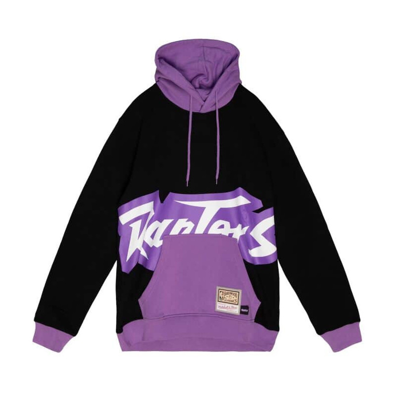 MITCHELLE & NESS Felpa  Big Face 5.0 Toronto Raptors 4352 Viola/Nero