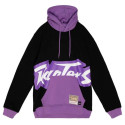 MITCHELLE & NESS Felpa  Big Face 5.0 Toronto Raptors 4352 Viola/Nero