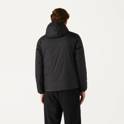 K-WAY GIACCA  JACQUES THERMO PLUS.2 REVERSIBLE K111BEW Blue Depth-Black Torba