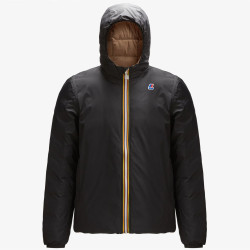 K-WAY GIACCA  JACQUES THERMO PLUS.2 REVERSIBLE K111BEW Blue Depth-Black Torba