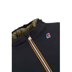 K-Way Giubbotto Jacques Warm Double Reversibile  K111JKW NERO/GRIGIO