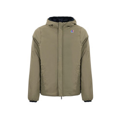 K-Way Giubbotto Jacques Warm Double Reversibile  K111JKW NERO/GRIGIO