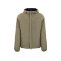 K-Way Giubbotto Jacques Warm Double Reversibile  K111JKW NERO/GRIGIO
