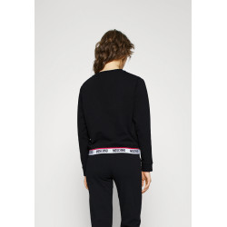 MOSCHINO FELPA GIROCOLLO DONNA 1713 NERO