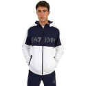 Armani EA7 Felpa Uomo 6LPM18 Blu/Bianco