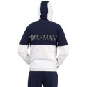 Armani EA7 Felpa Uomo 6LPM18 Blu/Bianco