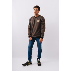 Armani EA7 Felpa Uomo zip 6LPM31 Militare