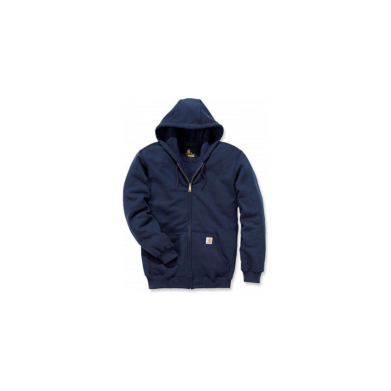 Carhartt Midweight Felpa Zip-Front Sweatshirt Uomo K122 Blu