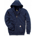 Carhartt Midweight Felpa Zip-Front Sweatshirt Uomo K122 Blu