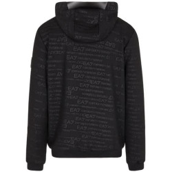Armani EA7 Felpa con Cappuccio e Zip Fantasia all Over 6LPM10