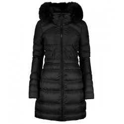 PEUTEREY PIUMINO REGULAR SLIM CON PELLICCIA MILS MX NERO