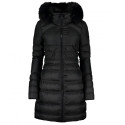 PEUTEREY PIUMINO REGULAR SLIM CON PELLICCIA MILS MX NERO