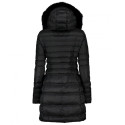 PEUTEREY PIUMINO REGULAR SLIM CON PELLICCIA MILS MX NERO