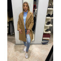 SURKANA CAPPOTTO DONNA LANA QUADRI COSS MARRONE/NERO