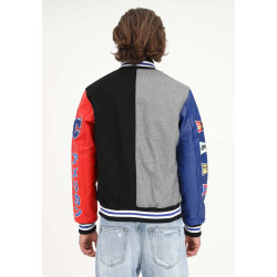 GIACCA AMERICAN COLLEGE TEDDY VARSITY MARRONE