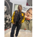 GIACCA AMERICAN COLLEGE TEDDY VARSITY MARRONE