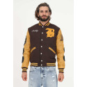 GIACCA AMERICAN COLLEGE TEDDY VARSITY MARRONE