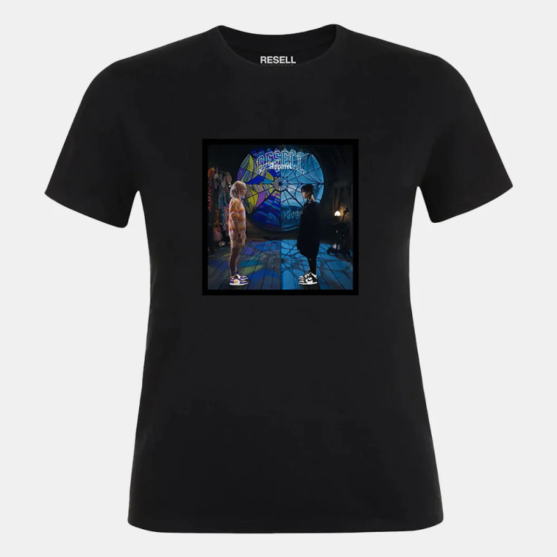 RESELL T-SHIRT "WEDNESDAY 03" BLACK