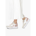 W6YZ YAK-W Sneakers in Suede 1M14 Rosa-Bianco