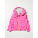 K-WAY Kid Lily Plus Reversible K002EJ0 Fluo Pink -Grey Lt