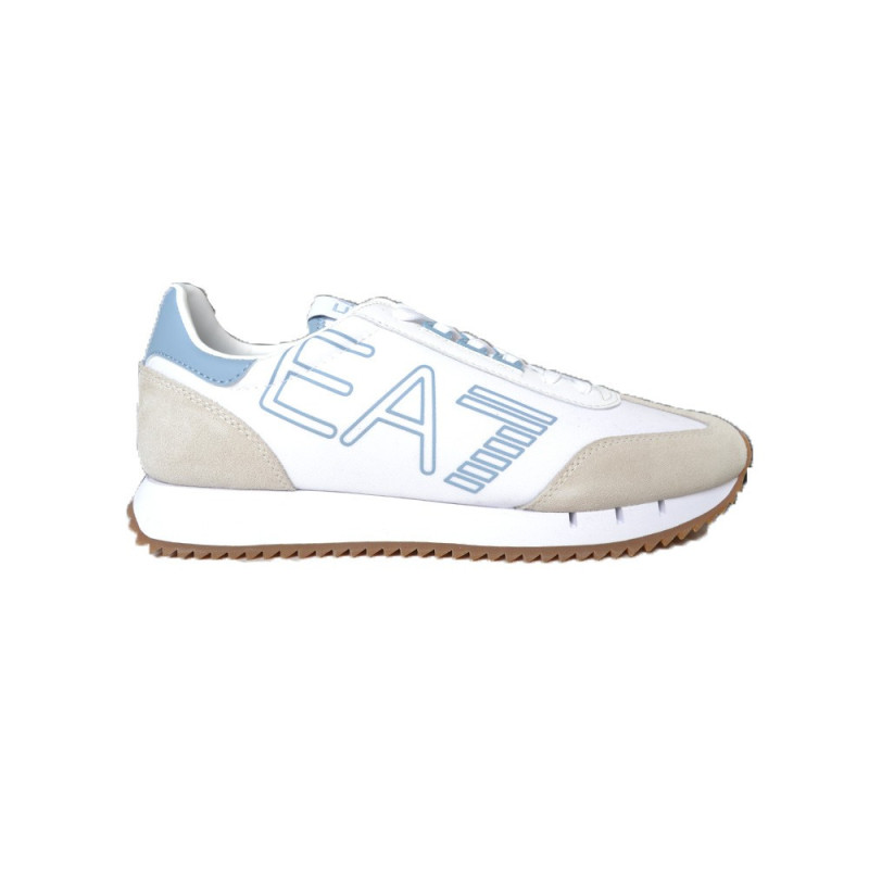 Armani EA7 Sneakers Black & White Vintage Eagle X8X114 Bianco