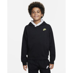 Nike Felpa Reversibile con cappuccio Ragazzi DX5518 Black
