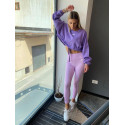 Felpa Dance Crop Donna IC6685 Viola