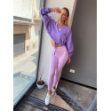 Felpa Dance Crop Donna IC6685 Viola