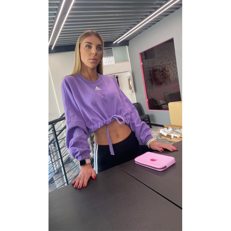 Felpa Dance Crop Donna IC6685 Viola