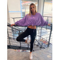 Felpa Dance Crop Donna IC6685 Viola