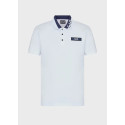ARMANI EA7 Polo Golf Club in cotone stretch 3RPF09  Bianca