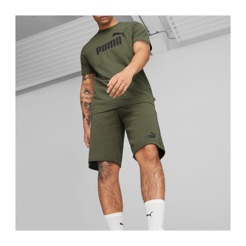 PUMA SHORT MAN 586710 VERDE MILITARE