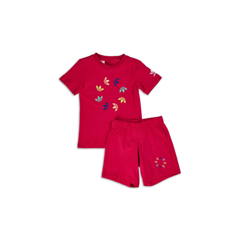 Adidas Completo Adicolor T-shirt E Shorts HE6852 Magenta