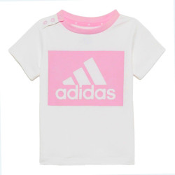 Adidas  Completo T-Shirt&Shorts Bambina HF1915 Bianco/Rosa