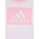 Adidas  Completo T-Shirt&Shorts Bambina HF1915 Bianco/Rosa