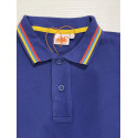 POLO BRICE IN COTONE PIQUET TRICOLOR M779PLJ6500 BLU