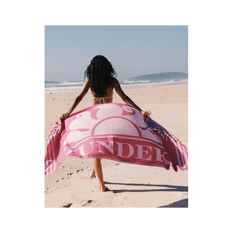 SUNDEK TELO MARE FOUTA JACQUARD CON LOGO VARI COLORI