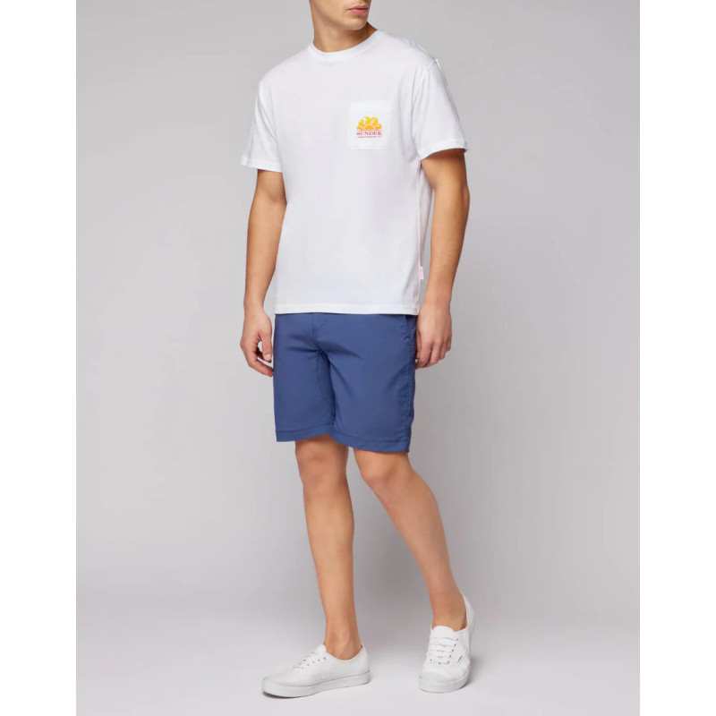 SUNDEK BERMUDA WALKSHORT IN TESSUTO QUICK DRY M164WKP BLU