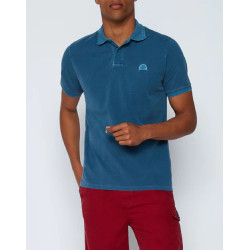 SUNDEK POLO IN COTONE PIQUET COMBINATO M997PLP VERDE