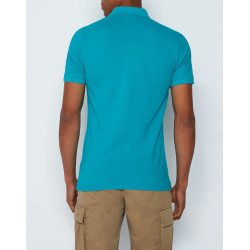 SUNDEK POLO IN COTONE PIQUET COMBINATO M997PLP VERDE