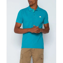 SUNDEK POLO IN COTONE PIQUET COMBINATO M997PLP VERDE